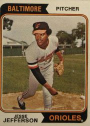 1974 Topps Baseball Cards      509     Jesse Jefferson